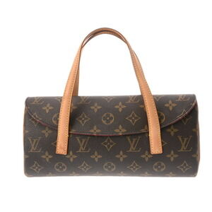 Louis Vuitton Monogram Sonatine Brown Canvas Handbag
